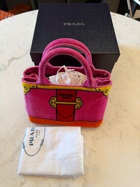 Prada Velvet Ricamo bag